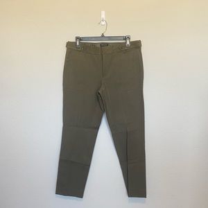 NWT Banana Republic Green Sloan Pants Size 10